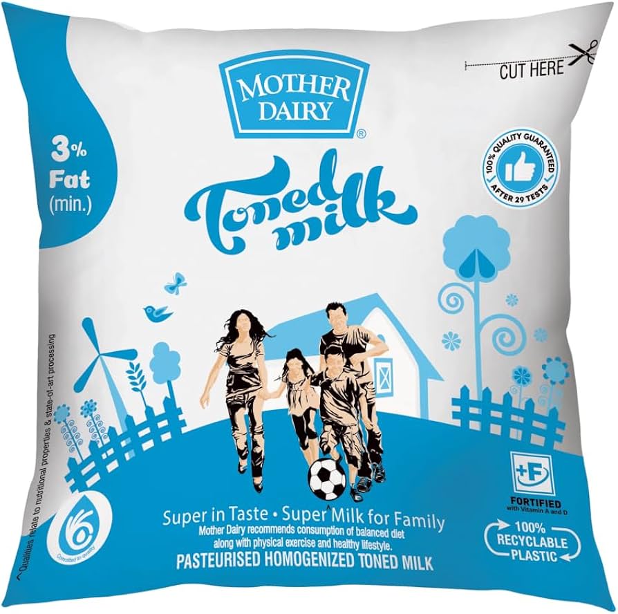 Mother Dairy Toned Milk 500ml